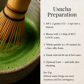 Origin Uji Masters Reserve ceremonial setup emphasizes everyday premium tea ritual.