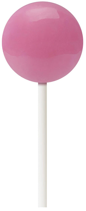 Original Gourmet Bubble Gum Lollipop Bag back showing allergen and flavor info