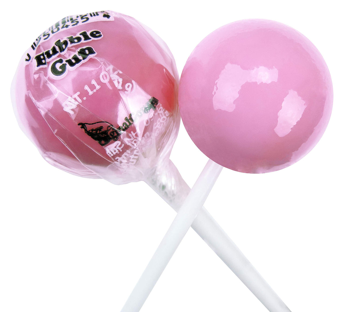 Original Gourmet Bubble Gum Lollipop close-up reveals glossy lollipops ready to enjoy