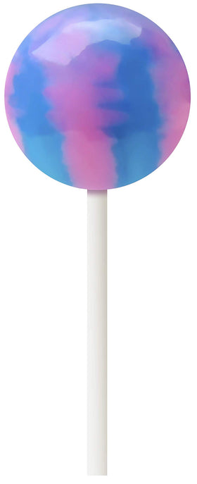 Original Gourmet Cotton Candy Lollipop Bag side view, portable snack idea