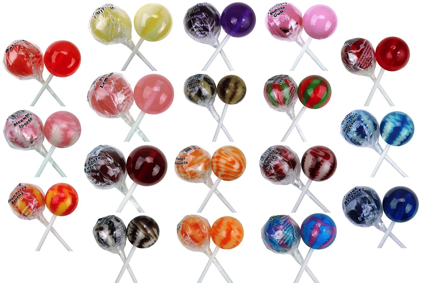 Original Gourmet lollipops packaging shot showing a 60-count bag for gifting or events