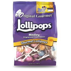 Original Gourmet mini lollipops variety pack, colorful assortment for gatherings