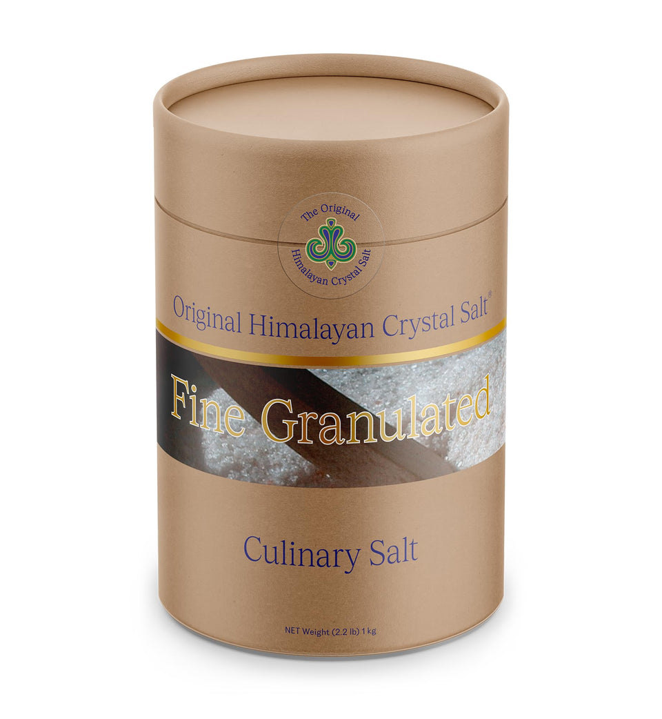 The Original Himalayan Crystal Salt front-pack, ready for everyday cooking and seasoning.