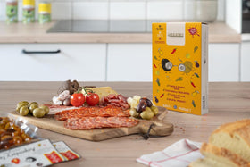 ORIGENES Olive pack assembled; ready-to-serve variety for entertaining and everyday meals.