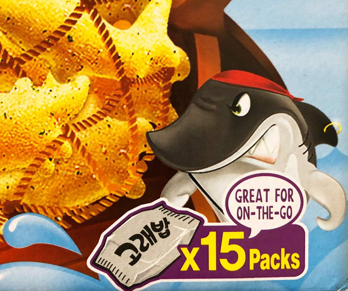 Close-up of ORION Marine Boy sea-creature shapes with crispy seaweed