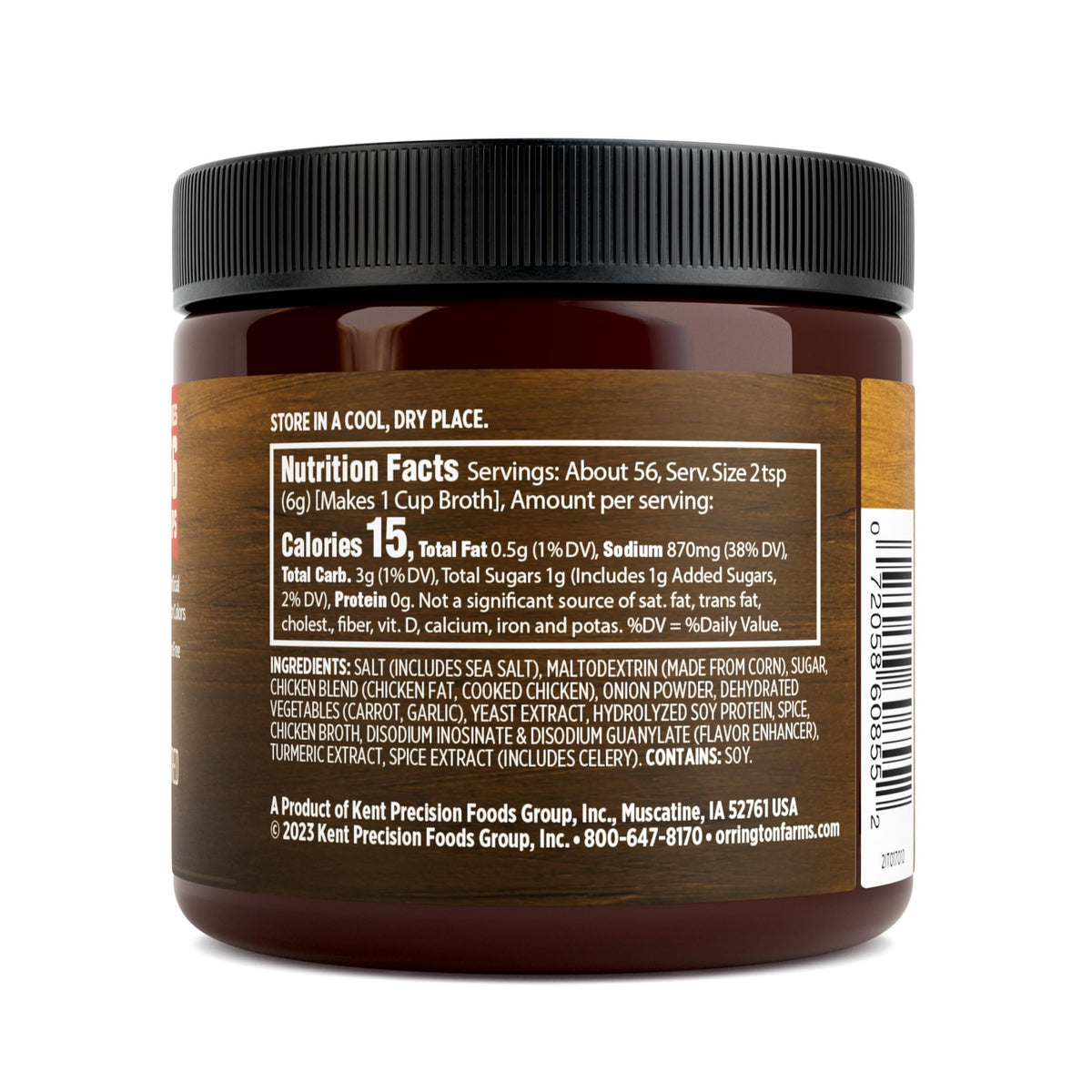 Orrington Farms Chicken Broth Base used as base for sauces and marinades.