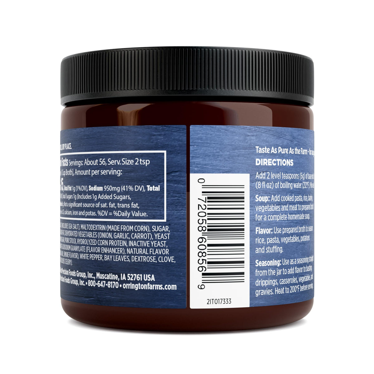 Orrington Farms Ham Flavored Base uses in sauces and marinades for depth.
