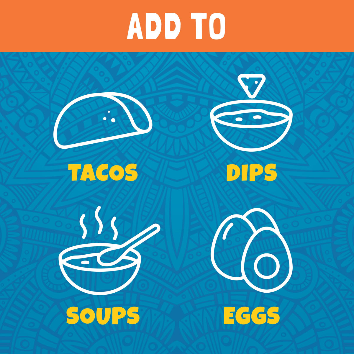 Ortega taco night solution for flexible fillings and toppings