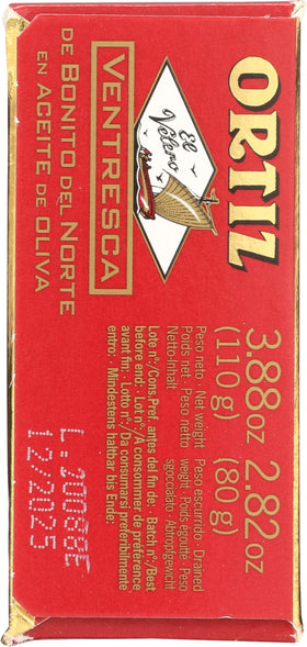Ortiz premium tuna in oil can upgrade a quick snack or salad.