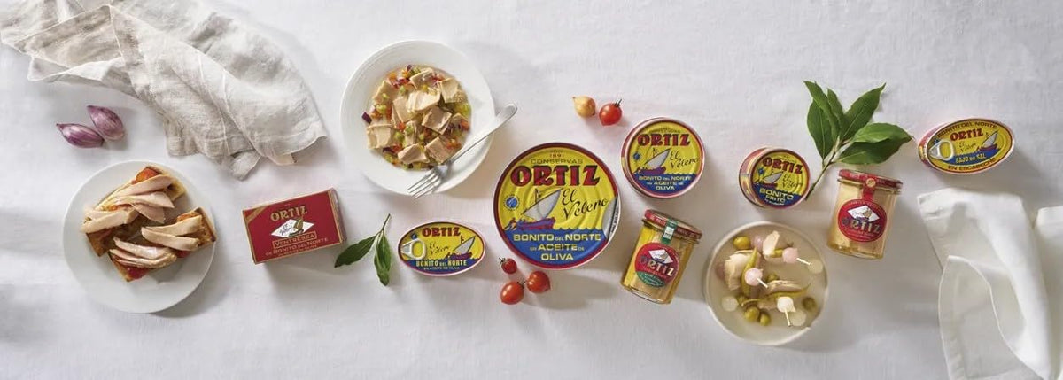 Ortiz Ventresca olive oil gloss highlights silky texture and rich flavor