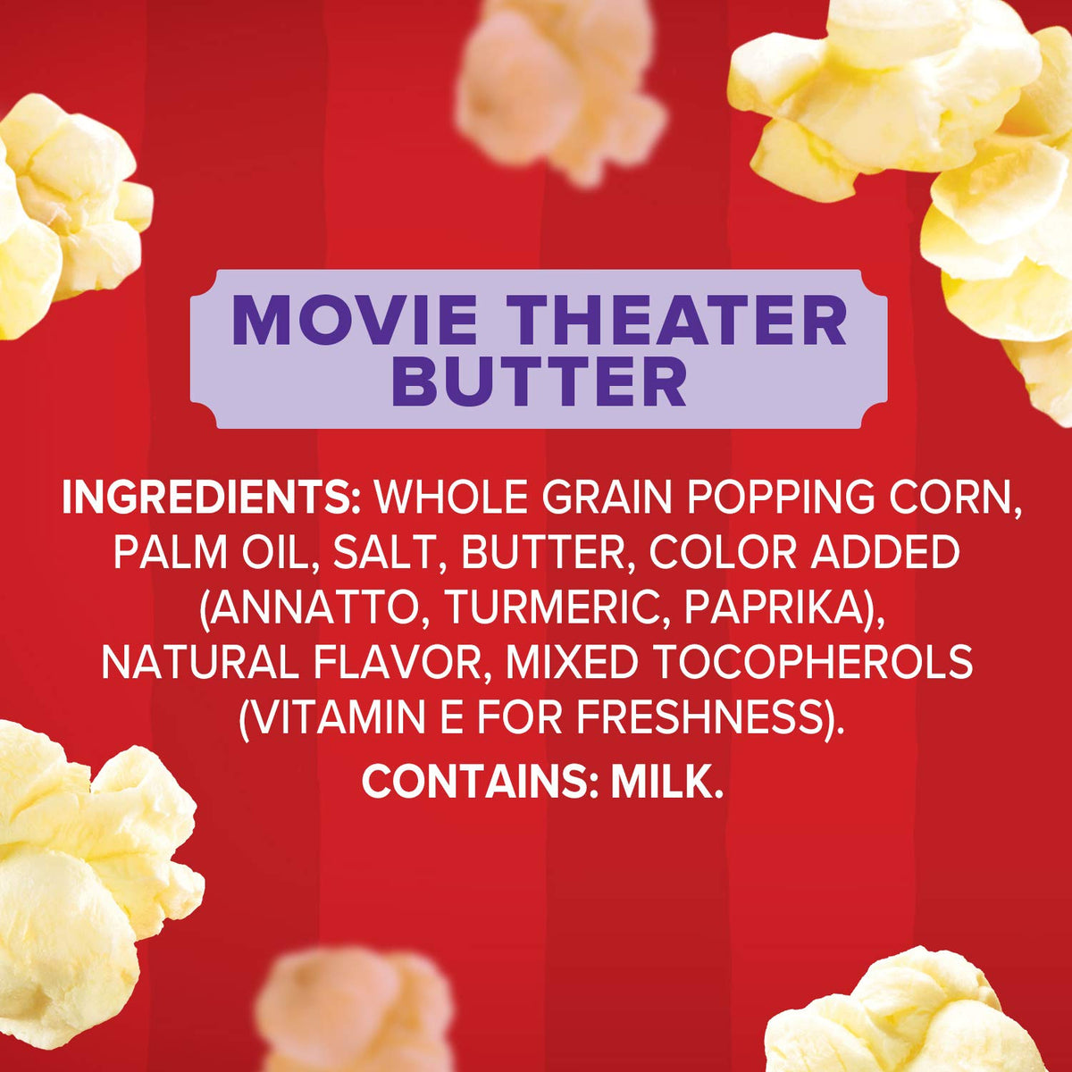 Orville Redenbacher's butter aroma enhanced popcorn for movie nights