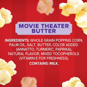 Orville Redenbacher's butter aroma enhanced popcorn for movie nights