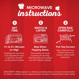 Orville Redenbacher's gluten-free, whole-grain popcorn offers quick, accessible snacking.