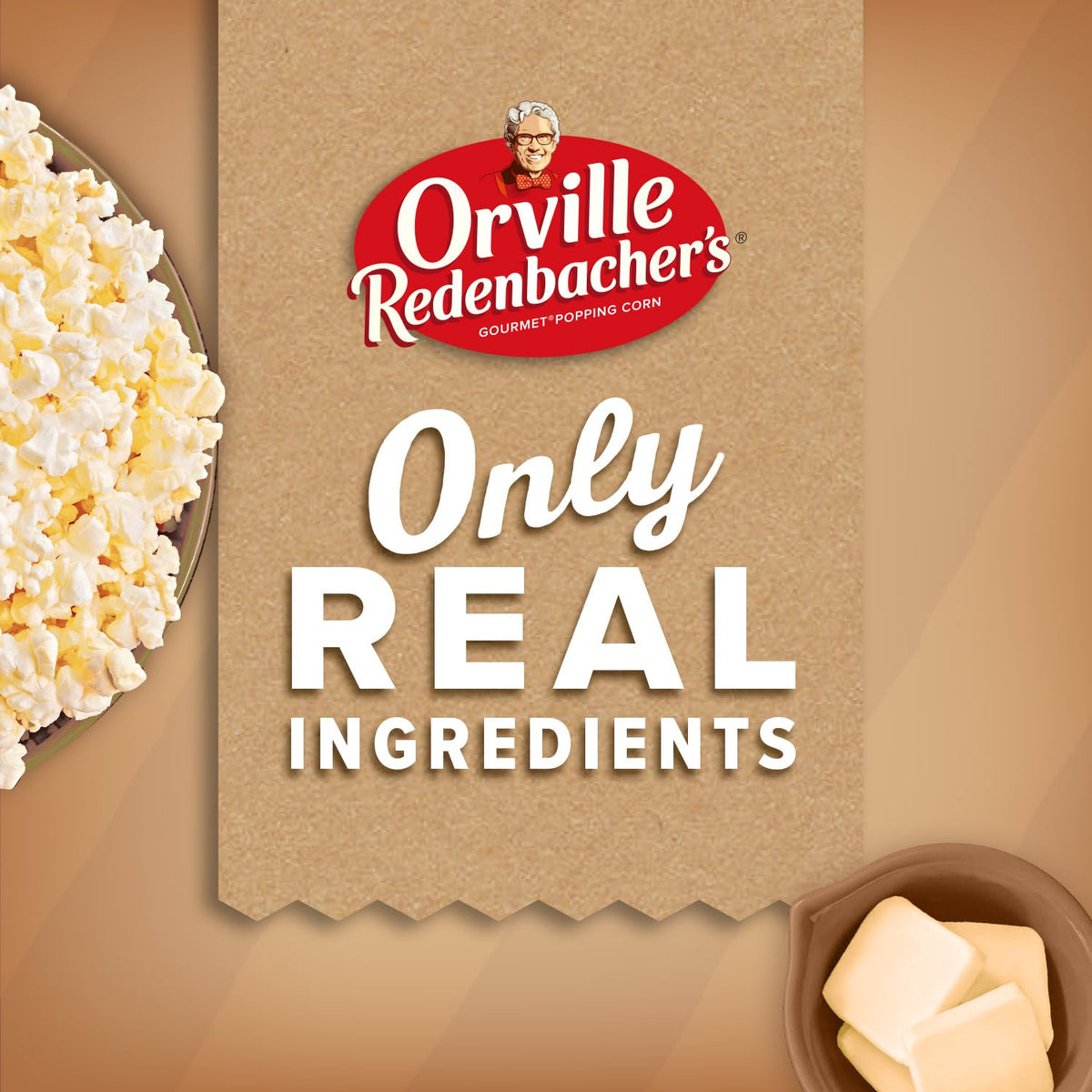 Orville Redenbacher's Naturals Simply Salted popcorn bags inside the carton for sharing.