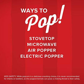 Orville Redenbacher's 6-pack kernels for pantry popcorn kit.
