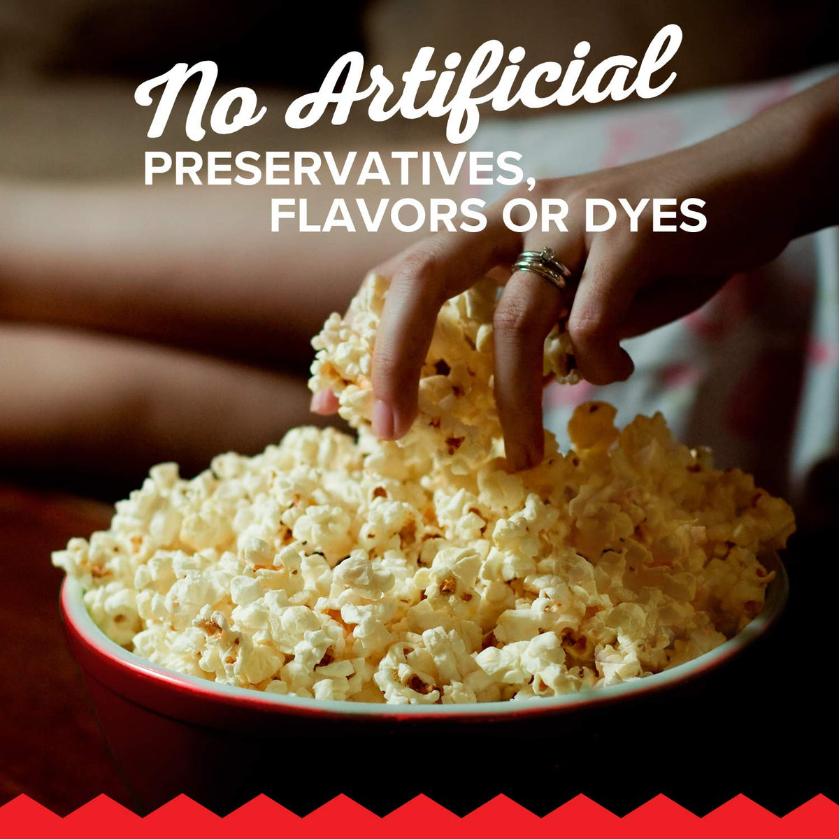 Six-box packaging display of Orville Redenbacher's Ultimate Butter popcorn.