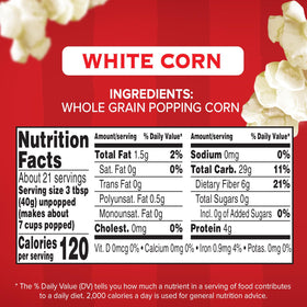 Orville Redenbacher's six-pack packaging showcased for family movie night.