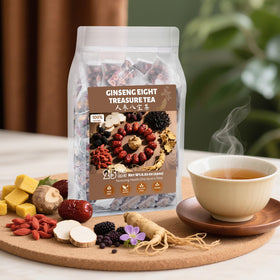 Unboxing Oryvox Goji Ginseng Kidney Tea reveals a calming tea ritual.