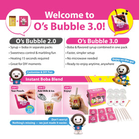 O's Bubble ambient storage shows long-term, compact shelf organization.