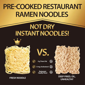 O'scallion ramen noodles close-up with flavorful broth and texture