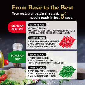 O'Scallion vegan clean ingredients emphasize plant-based nutrition.