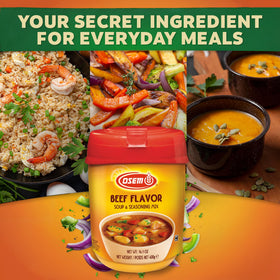 Osem 14.1 oz container ready for quick flavor boosts in meals.