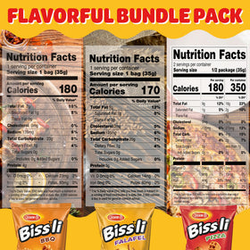 Osem Bissli BBQ flavor crunch ideal for on-the-go snacking.