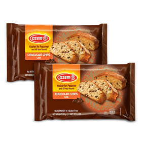 Osem gluten-free chocolate chip cake loaf 2-pack ready to share.