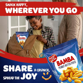 Osem Gratify Bamba puffs kids snack on the go.