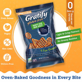 Osem Gratify vegan and kosher pretzels with clear labeling for convenience.