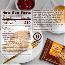 Osem kosher for Passover chocolate chip cake pack for holidays.