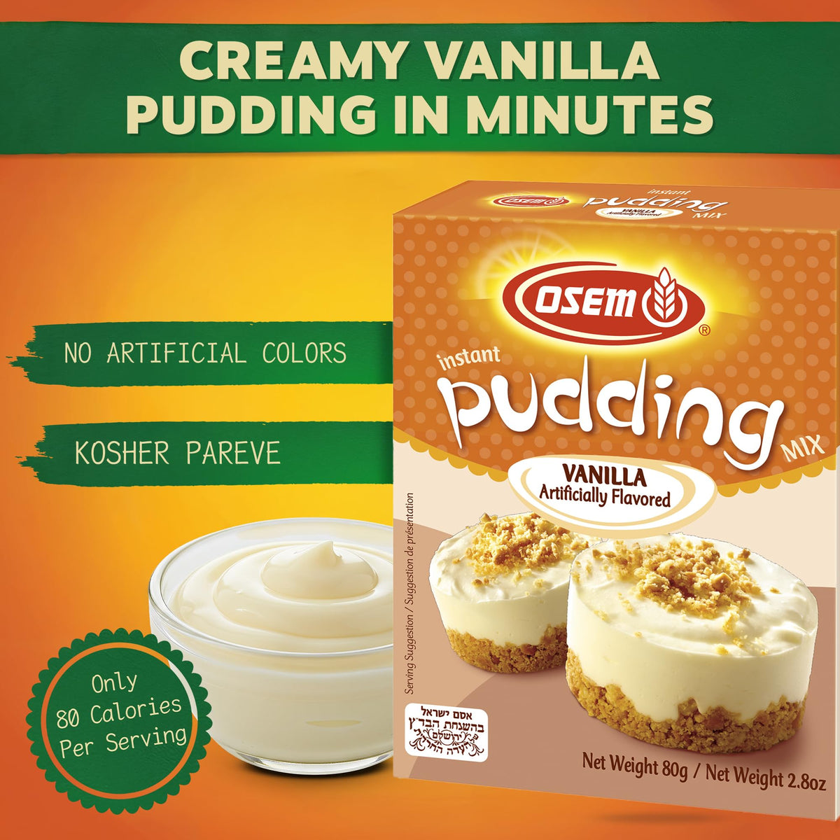 Osem mix with milk image shows easy preparation and smooth texture