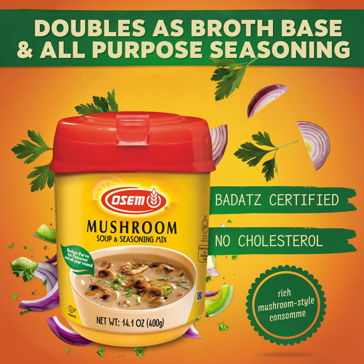 Osem mushroom soup base powder ready for quick flavor