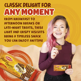 Osem Petit Beurre paired with cheese or spreads for varied flavors.