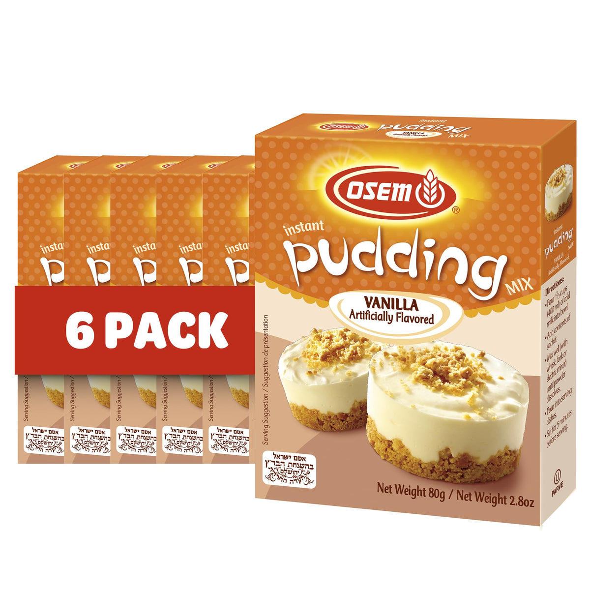 Osem vanilla pudding instant box ready to mix for quick desserts