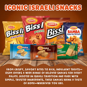 Osem Bissli BBQ crunch with natural spices and no artificial colors.
