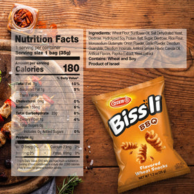 Osem Bissli Kosher Parve snack in portable packaging for travel.