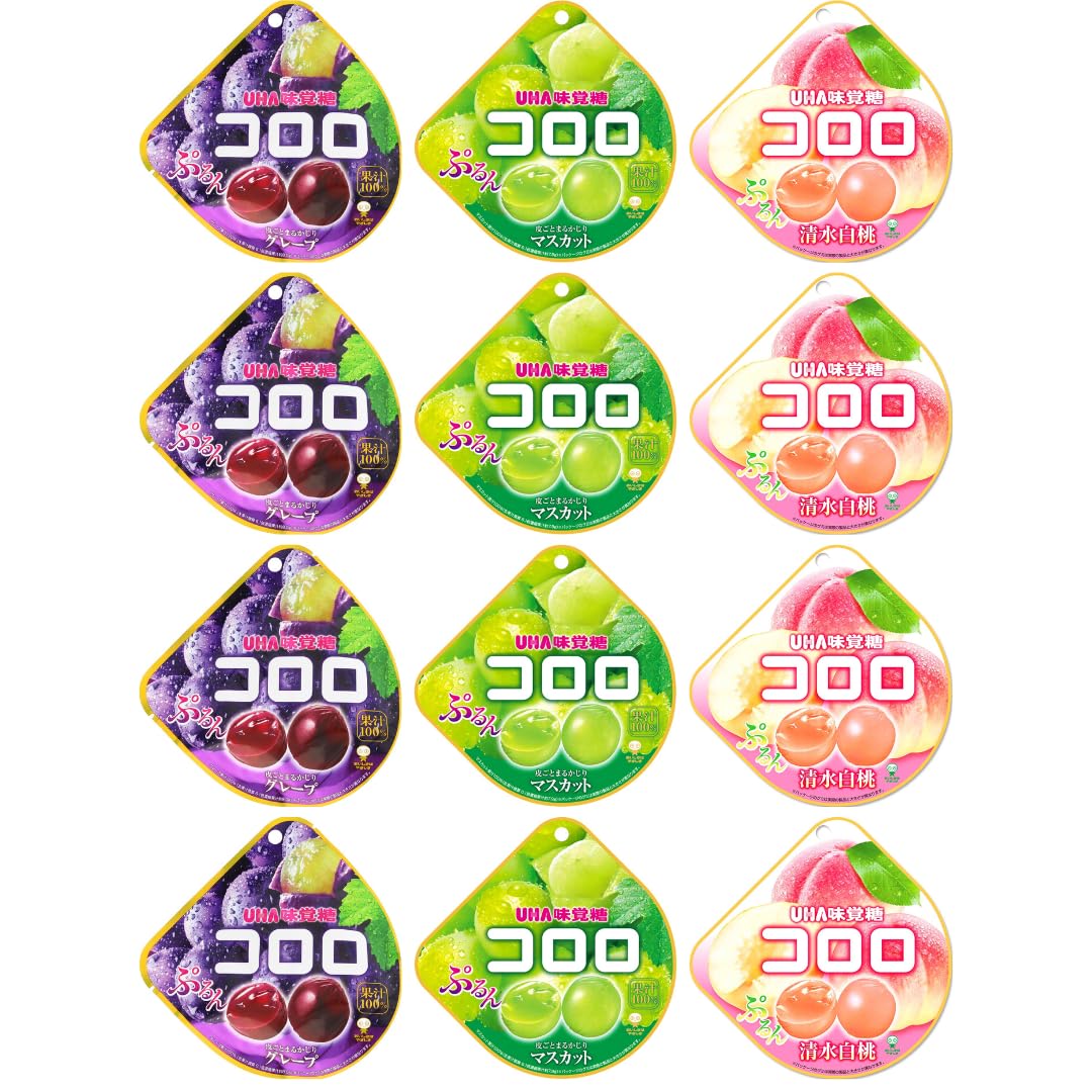 OSK Kororo gummy assortment pack shown for on-the-go snacking and sharing.