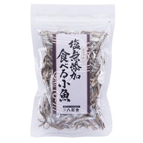 OSK Niboshi snack, salt-free dried anchovies for quick bites.
