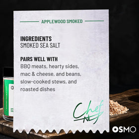 Hand-packed in USA emphasizes quality and care for Osmo salt.