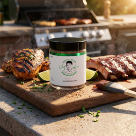 Osmo Applewood Smoked Sea Salt on pork roast creates a rich, savory crust.