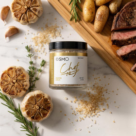 Kosher all natural label emphasizing premium, natural seasoning.