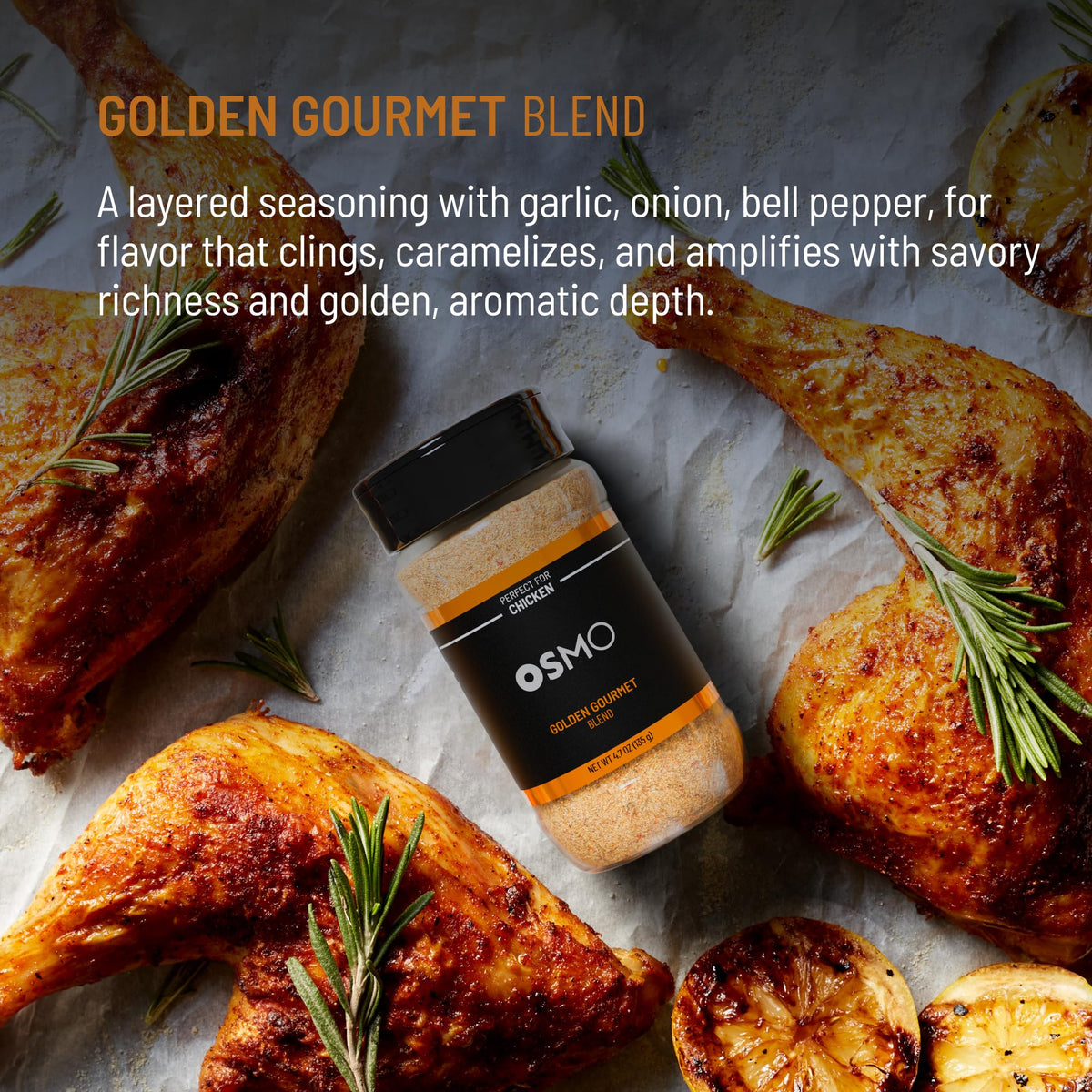 Osmo Coastal Catch delivers citrus brightness for seafood and vegetables.