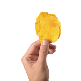 Oso Snacks mango slices bag open for on-the-go snacking