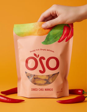 Oso Snacks 23 oz bag provides shareable portions for family snacking and travel.