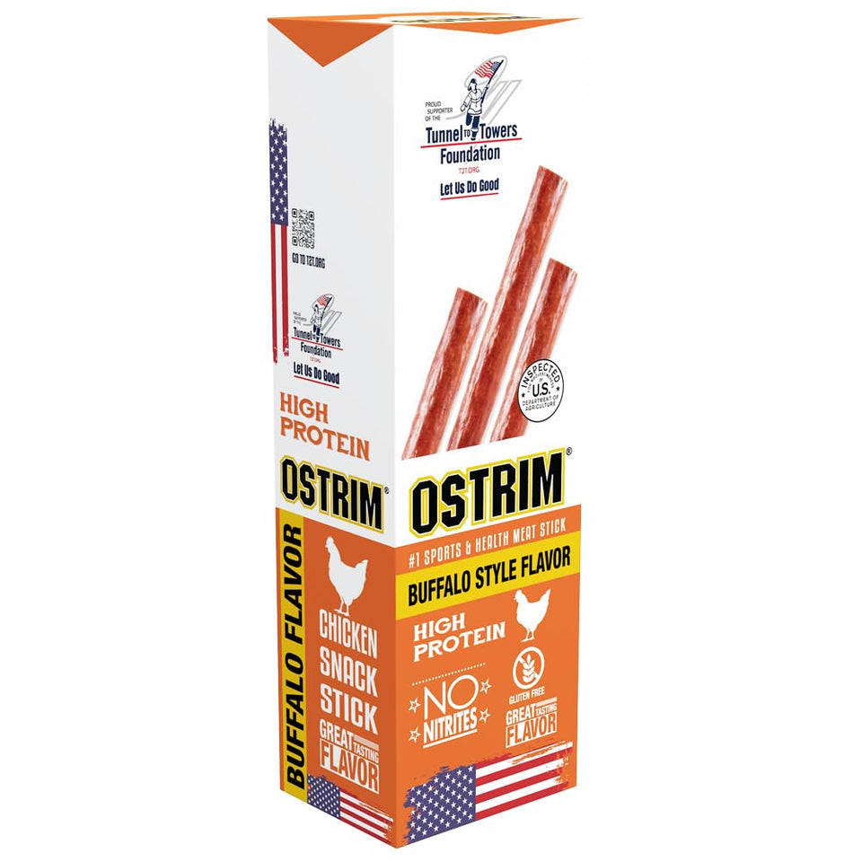 Ostrim buffalo wing jerky pack of 10 – protein-packed on the go.