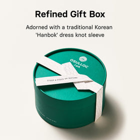 Osulloc tea sampler invites calm moments with aromatic notes.