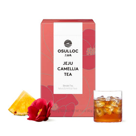 Osulloc Camellia Flower Tea teabags unleash fragrant notes for a refined daily ritual