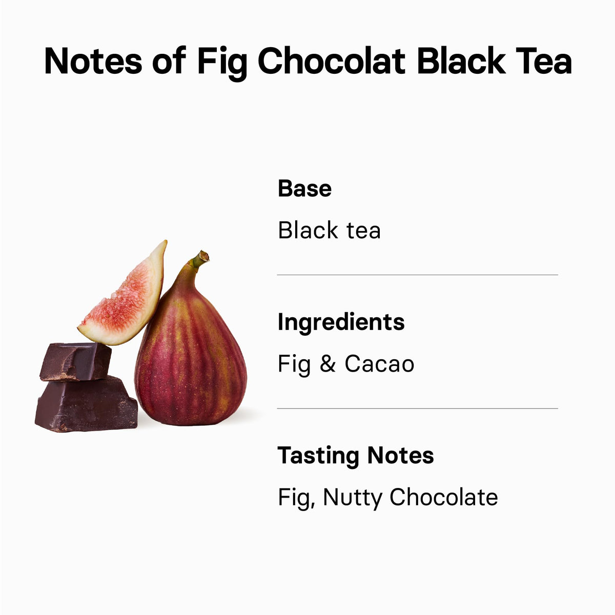 Osulloc Fig Chocolat displays fig-fruit slices highlighting natural sweetness and aroma.
