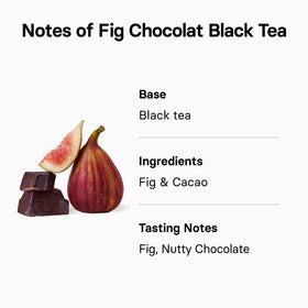 Osulloc Fig Chocolat displays fig-fruit slices highlighting natural sweetness and aroma.